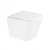 Унитаз подвесной BelBagno Duo BB3103CHR/SC с сиденьем