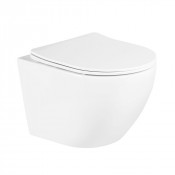 Унитаз подвесной BelBagno Uno BB3105CHR/SC с сиденьем