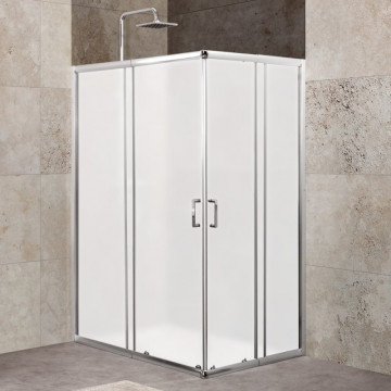 Душевой уголок BelBagno Unique UNIQUE-AH-2-100/115-75/90-M-Cr 100x75 хром/матовое