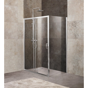 Душевой уголок BelBagno Unique UNIQUE-AH-1-110/125-100-C-Cr 110x100 хром/прозрачное