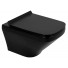 Унитаз подвесной Belbagno Sela BB3201CHR-MB/BB3201SC-MB черный матовый