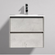 Тумба под раковину Belbagno Pietra PIETRA-600-2C-SO-ST stucco cemento leggero