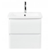 Тумба под раковину BelBagno Albano ALBANO-CER-600-2C-SO-BL bianco lucido