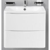 Тумба под раковину BelBagno Acqua  ACQUA-600-2C-SO-BL bianco lucido