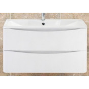 Тумба под раковину BelBagno Acqua ACQUA-800-2C-SO-BL bianco lucido