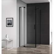 Душевой уголок Cezares Slider SLIDER-AH-1-90-90/100-C-NERO 90х90/100 черный/прозрачное