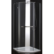 Душевой угол Cezares  Bergamo BERGAMO-W-R-1-100-ARCO-C-Cr-L-IV 100х100 хром/прозрачное