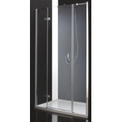 Душевая дверь Cezares Bergamo BERGAMO-W-B-13-90+60/40-C-Cr-L 185 хром/прозрачное