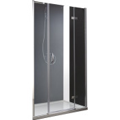 Душевая дверь Cezares Bergamo BERGAMO-W-B-13-90+60/60-C-Cr-R 205 хром/прозрачное