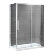 Душевой уголок Cezares Lux-Soft LUX-SOFT-W-AH-1-150/100-C-Cr-IV 150х100 хром/прозрачное