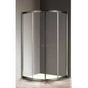 Душевой уголок Cezares Giubileo GIUBILEO-R-2-100-SCORREVOLE-C-Br 100х100 бронза/прозрачное
