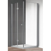 Душевой уголок Cezares Eco ECO-O-ASH-1-90/80-C-Cr 90х80 хром/прозрачное