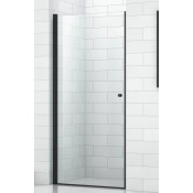 Душевая дверь Cezares Eco ECO-O-B-1-80-C-NERO 80 черный/прозрачное