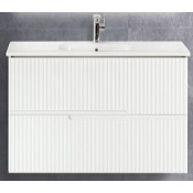 Тумба под раковину Cezares Moderno DUET-600-2C-SO-BL bianco lucido