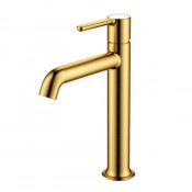 Смеситель для раковины Cezares ECO-LC-BORO-W0 брашированное золото