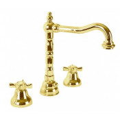 Смеситель для раковины Cezares GOLF-BLS2-03/24 золото