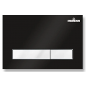 Клавиша смыва Lavinia Boho Relfix 38050601 черный матовый/белый