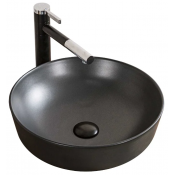 Раковина накладная Gid ceramic Nc911 52224 черный матовый