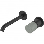 Смеситель для раковины Bronze de Luxe Focus 24686BG черный матовый