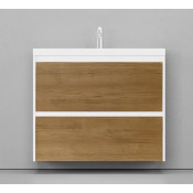 Тумба под раковину Velvex Klaufs tpKLA.90.2Y.NEW-617.216 90 шатанэ/белый