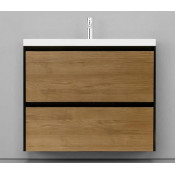 Тумба под раковину Velvex Klaufs tpKLA.90.2Y.NEW-617.217 90 шатанэ/черный