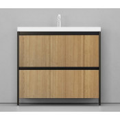 Тумба под раковину Velvex Klaufs tnKLA.90.2Y.NEW-617.217 90 шатане/черный