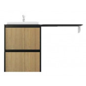 Тумба под раковину Velvex Klaufs tpKLA.56.50.2Y-617.217 шатанэ/черный