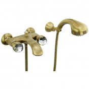 Смеситель для ванны Migliore Axo Swarovski 18475 бронза