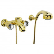 Смеситель для ванны Migliore Axo Swarovski 18505 золото