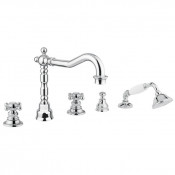 Смеситель на борт ванны Migliore Arcadia 18387 хром