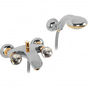 Смеситель для душа Migliore Korona ML.KRN-4702.CRDO хром/золото