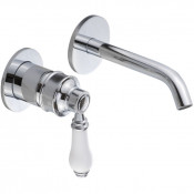 Смеситель для раковины Migliore Ermitage Mini 28585 белый/хром