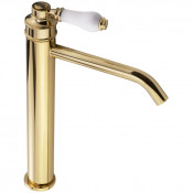 Смеситель для раковины Migliore Ermitage Mini 28581 белый/золото