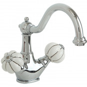 Смеситель для раковины Migliore Olivia 19016 платина/хром