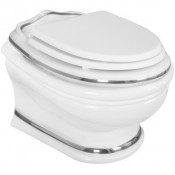 Подвесной унитаз Migliore Milady 20888 хром/белый