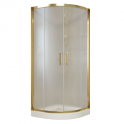 Душевой уголок Migliore Aurelia 22657 90x90 золото/матовое