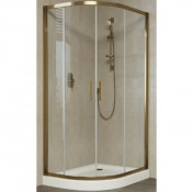 Душевой уголок Migliore Aurelia 20384 90х90 бронза/прозрачное