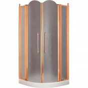 Душевой уголок Migliore Diadema 22677 90х90 бронза/матовое