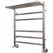 Полотенцесушитель водяной Point PN10156P П5 500x600 с полкой хром