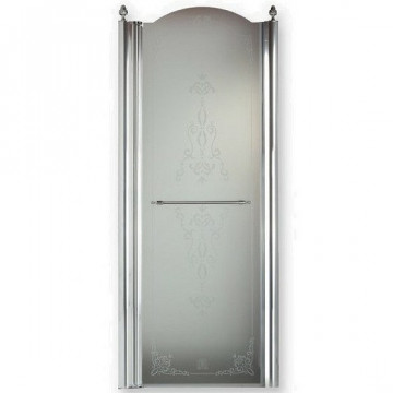 Душевая дверь Migliore Diadema 20401 80 хром/матовое с декором