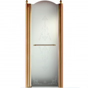 Душевая дверь Migliore Diadema 20405 80 бронза/матовое с декором