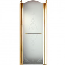 Душевая дверь Migliore Diadema 22714 80 золото/прозрачное с декором