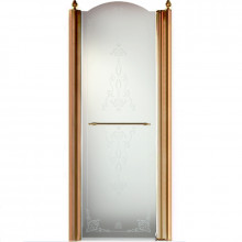 Душевая дверь Migliore Diadema 22719 90 бронза/прозрачное с декором