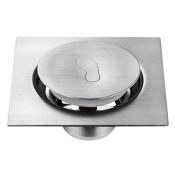 Трап для душа ST MS-0110 100х100 мм нажимной