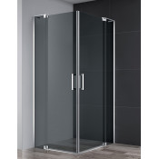 Душевой уголок Cezares Slider SLIDER-A-2-70/80-GRIGIO-Cr 70х70 хром/серое