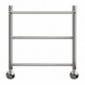 Полотенцесушитель водяной Point PN04155P П2 500x500 хром