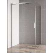 Душевая дверь Cezares Duet Soft DUET SOFT-BF-1-110-C-Cr хром/прозрачное