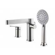 Смеситель на борт ванны BelBagno Delta DEL-BVD3-IN сатин