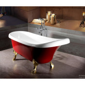 Акриловая ванна Fiin Кармен F-5032 Red 180х85 красный