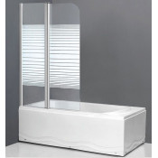 Шторка на ванну Fiinn F-111 115 хром/прозрачное